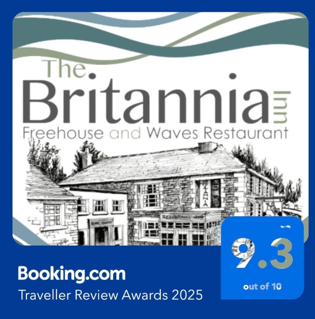 The Britannia Inn & Waves Restaurant เซนต์ออสเทลล์ ภายนอก รูปภาพ